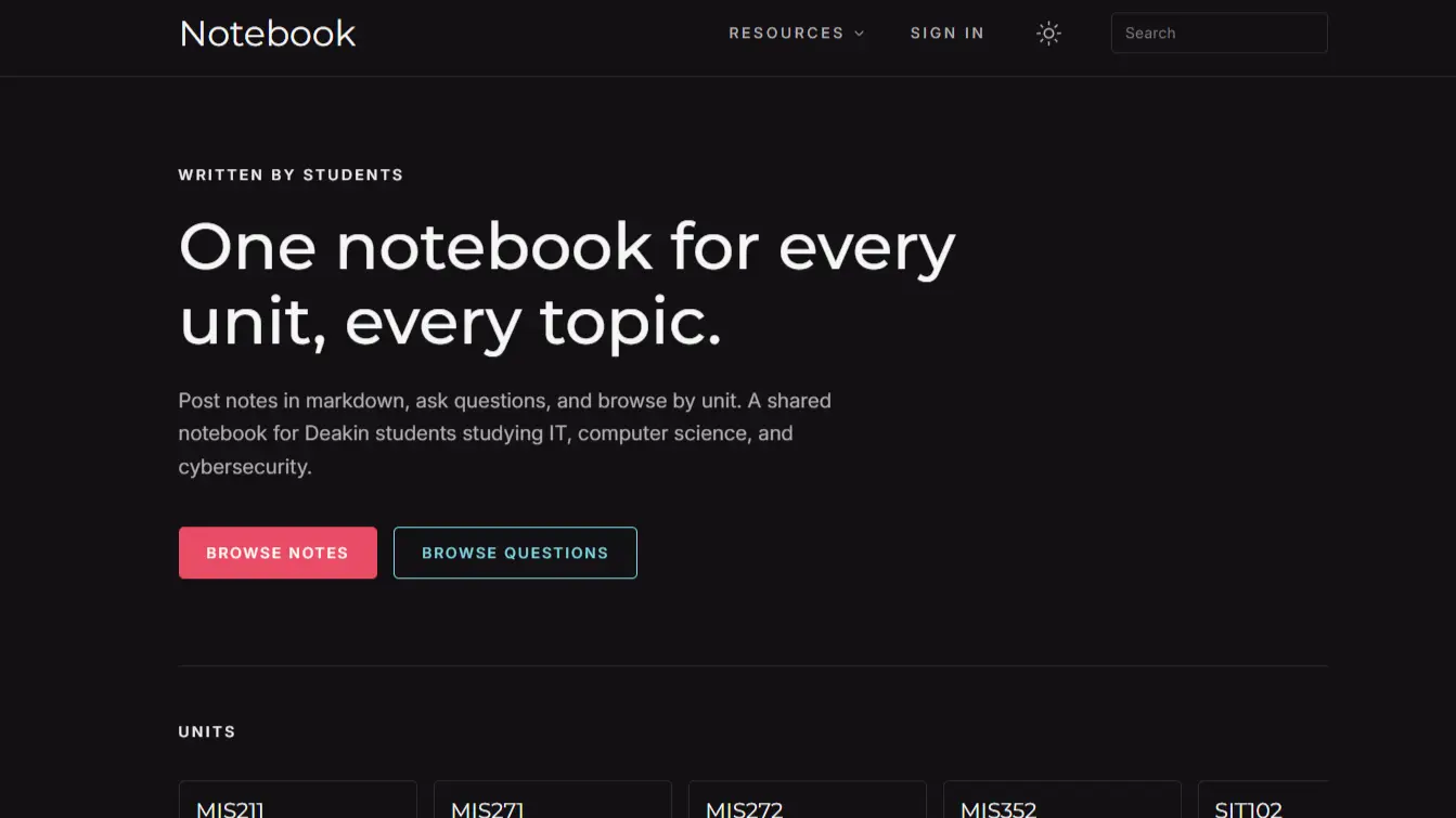 DSEC Notebook